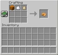 The crafting recipe for Pumpkin Pie (Image via Digminecraft)